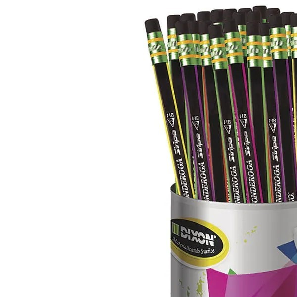 LAPIZ GRAFITO 2 TICONDEROGA NGO. TRIANG. BOTE C50 PZAS